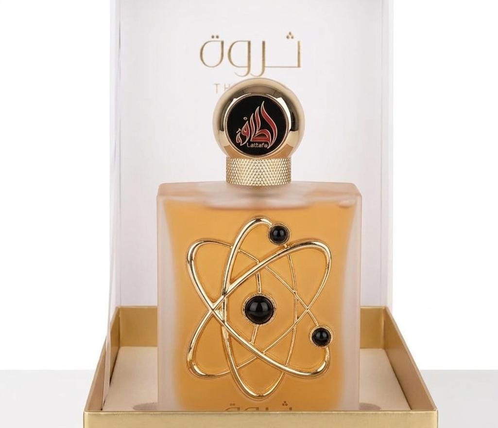 Perfume Tharwah Gold Lattafa Pride 100ml Original - Imagem 3